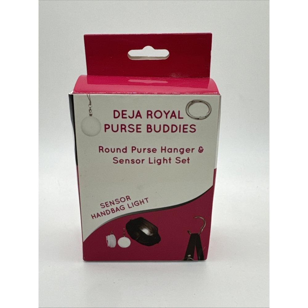 Deja‎ Royal Purse Buddies - Round Purse Hanger & Sensor Light Set